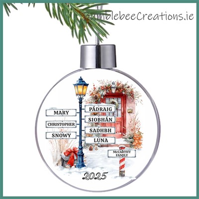 Street Lamp Christmas Bauble